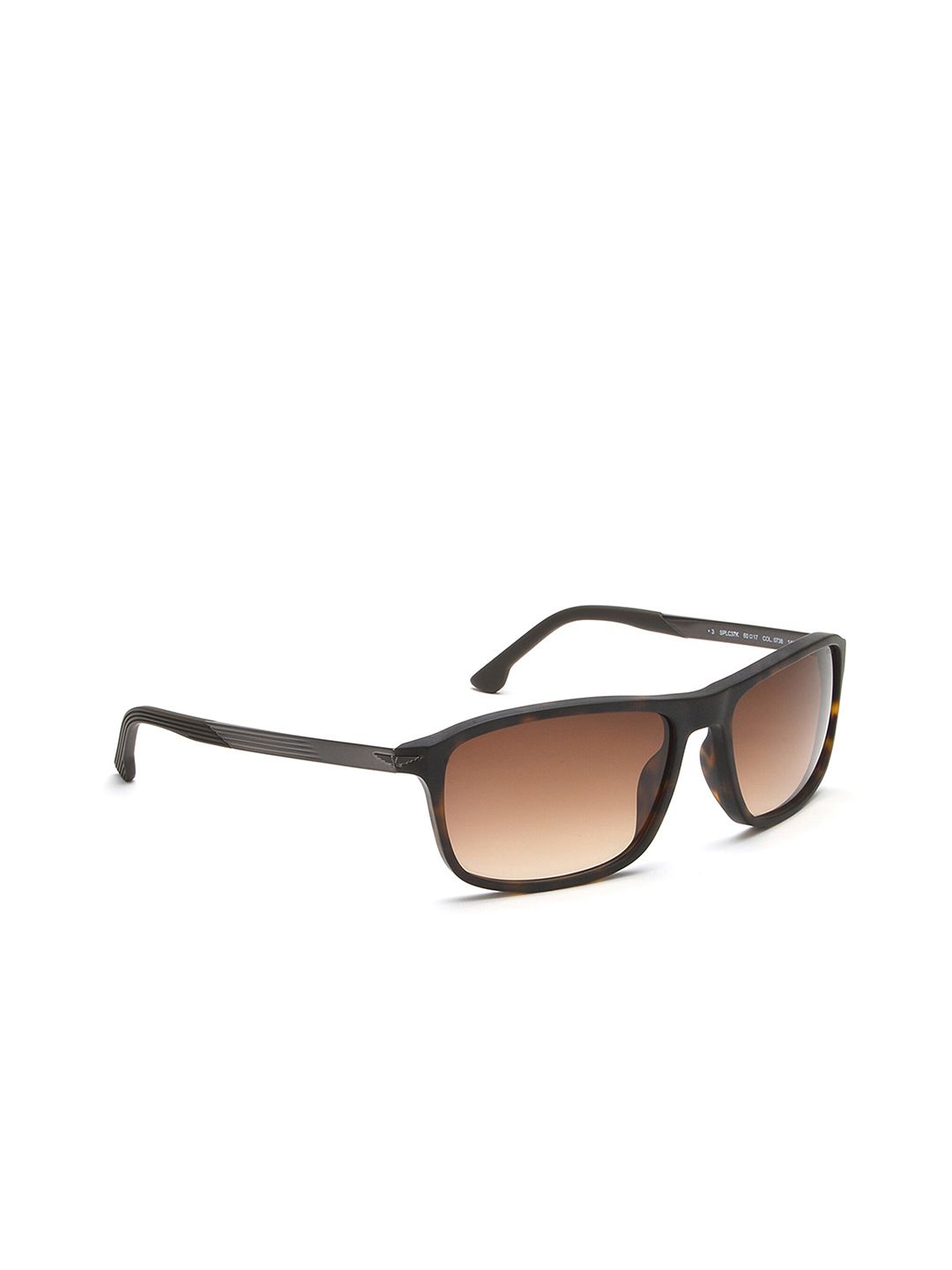 Police Men Rectangular Sunglasses With UV Protected Lens SPLC37K60738SG