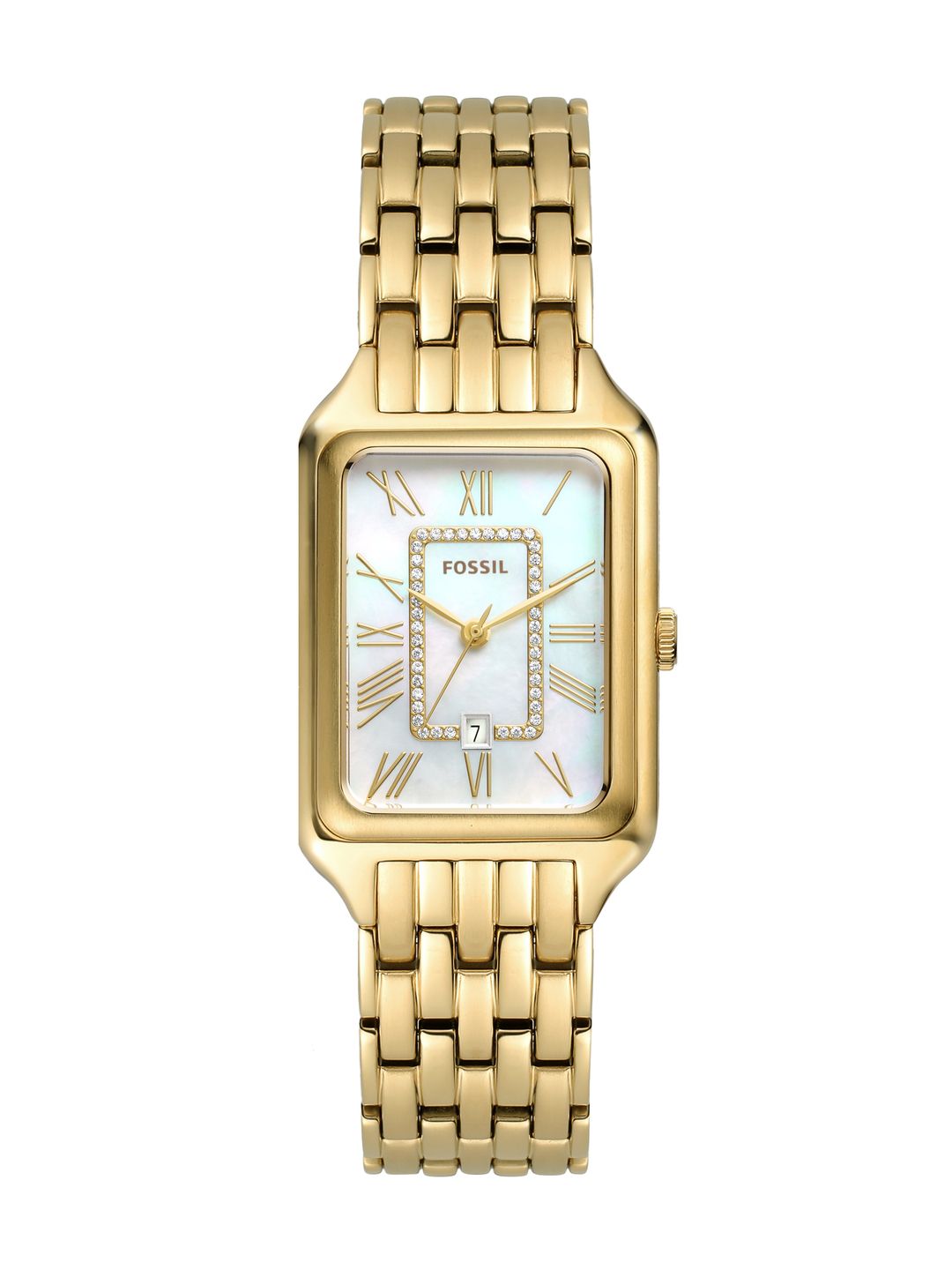 Fossil Fossil Women Stainless Steel Bracelet Style Straps Raquel Analogue Watch ES5304