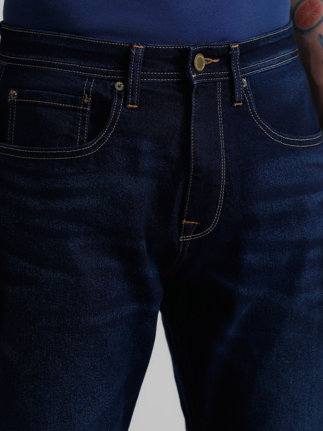 Bootcut Mid Rise Light Fade Stretchable Jeans