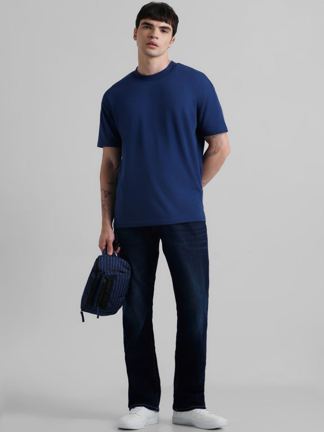 Bootcut Mid Rise Light Fade Stretchable Jeans