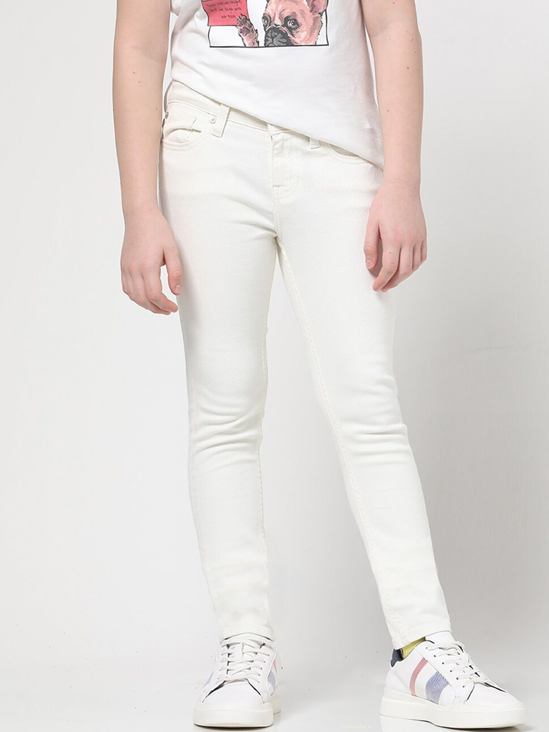 Jack & Jones Junior Boys Mid Rise Slim Fit Clean Look Stretchable Jeans