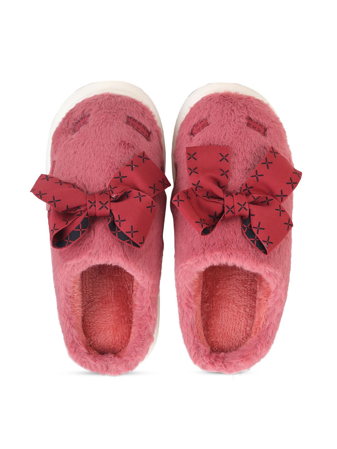 CASSIEY Women Room Slippers With Bows