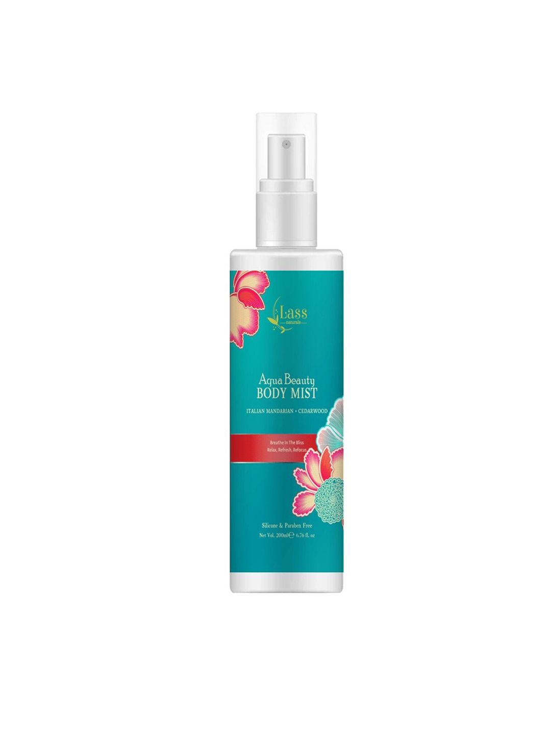 Lass Naturals Aqua Beauty Body Mist - 200ml