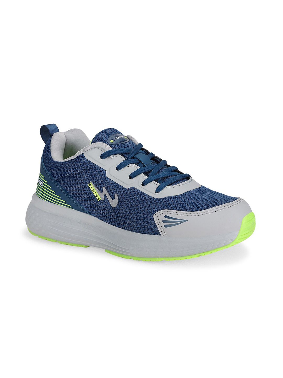 Campus Awake Men Blue Mesh Running Sports Shoes