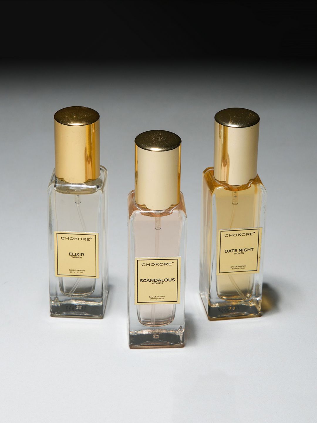 CHOKORE Set Of 3 Elixir-Scandalous-Date Night Eau De Perfume - 20ml Each