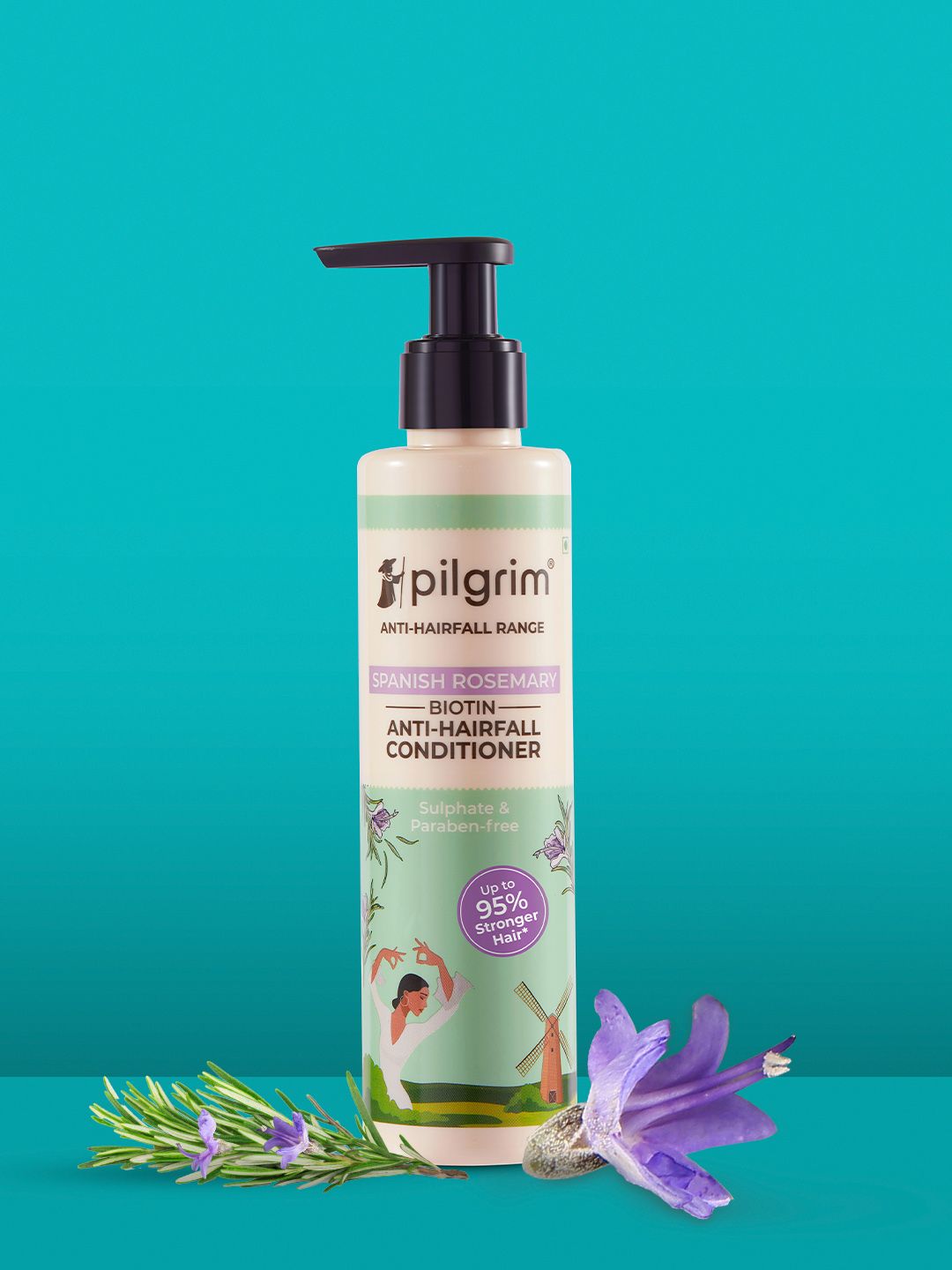 Pilgrim Spanish Rosemary Biotin Anti-Hairfall Conditioner - 200 ml