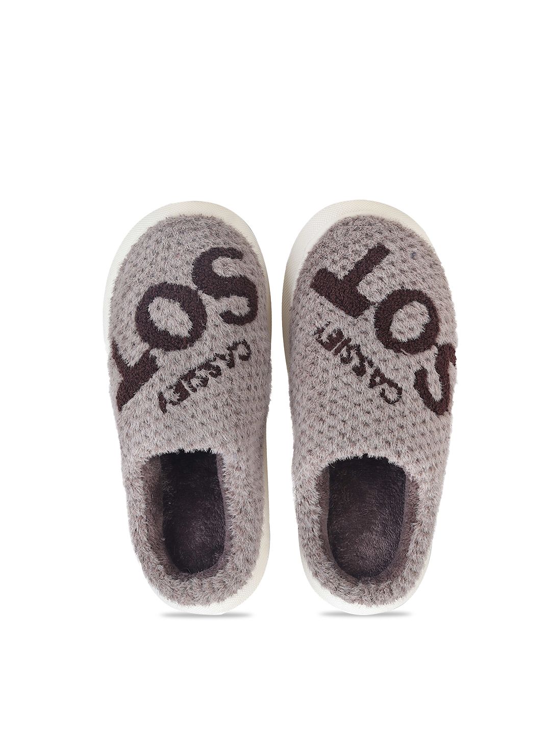 CASSIEY Men Printed Fur Room Slippers