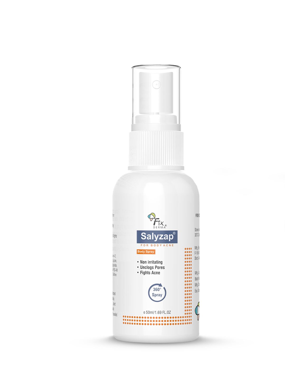 FIXDERMA Salyzap Body Acne Spray 50ml