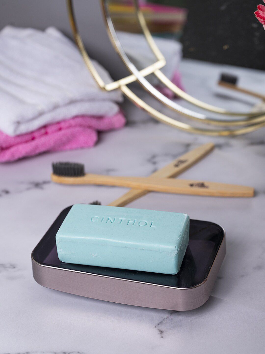 MARKET99 Silver Toned Unbreakable & Durable Soap Dish