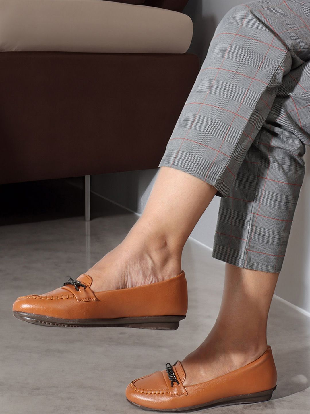 ELLE Women Embellished Lightweight Loafers