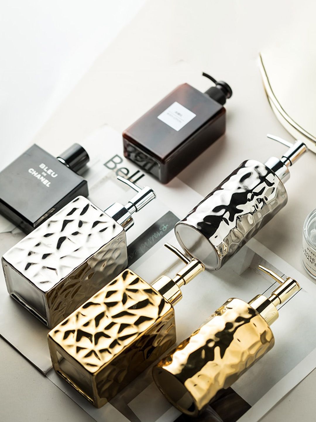 FabSeasons Symmetric Patterned Soap Dispenser 380 ml