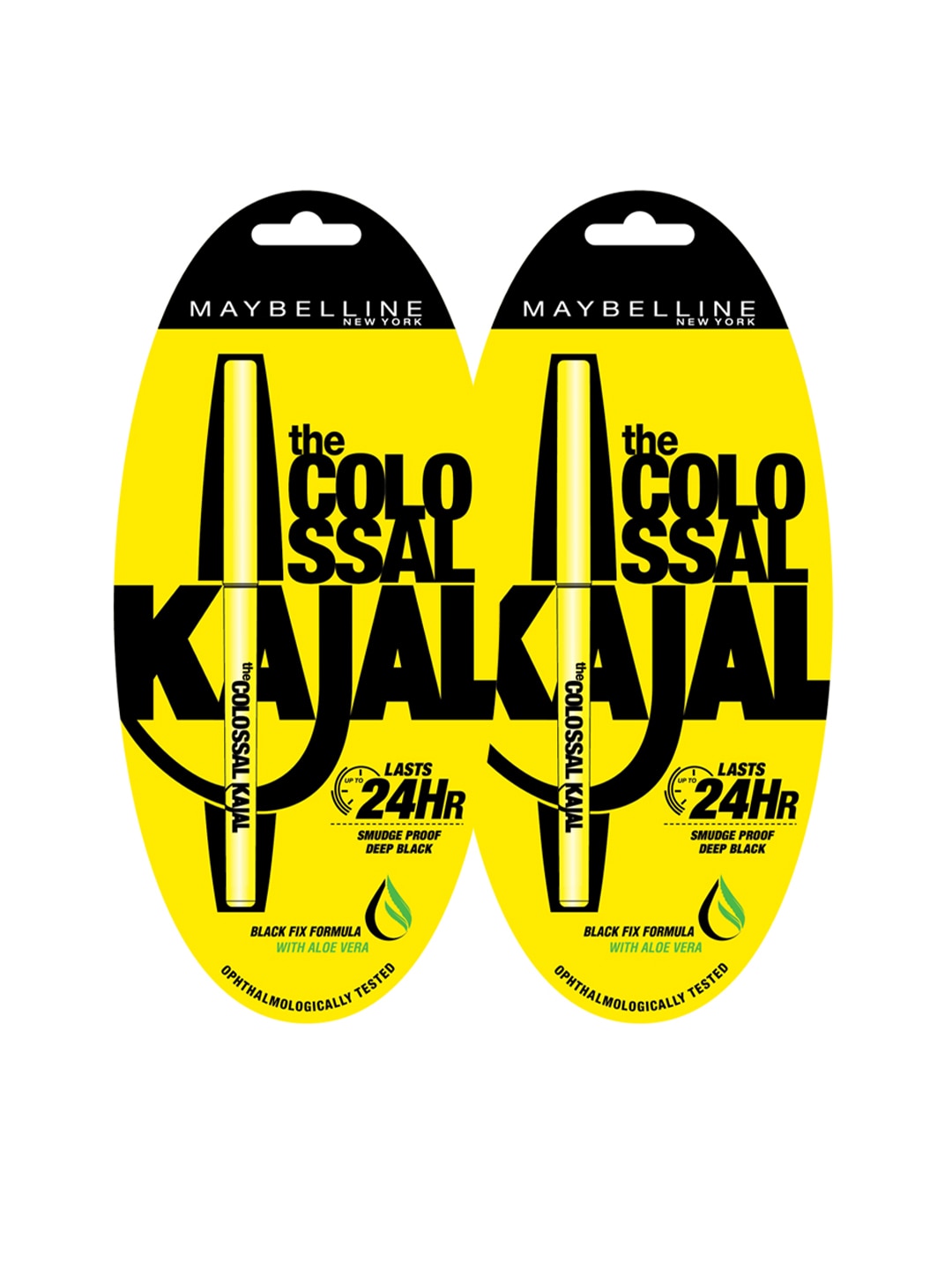 Maybelline Newyork Colossal Kajal 24 HR Pack of 2 (30 per cent off) Price in India