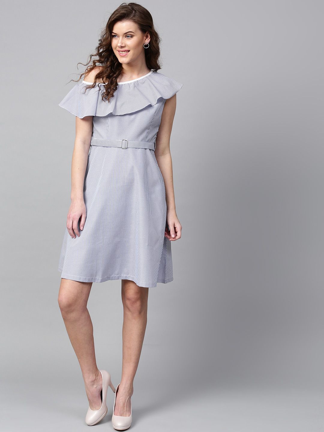 White One Shoulder Dresses for Women
