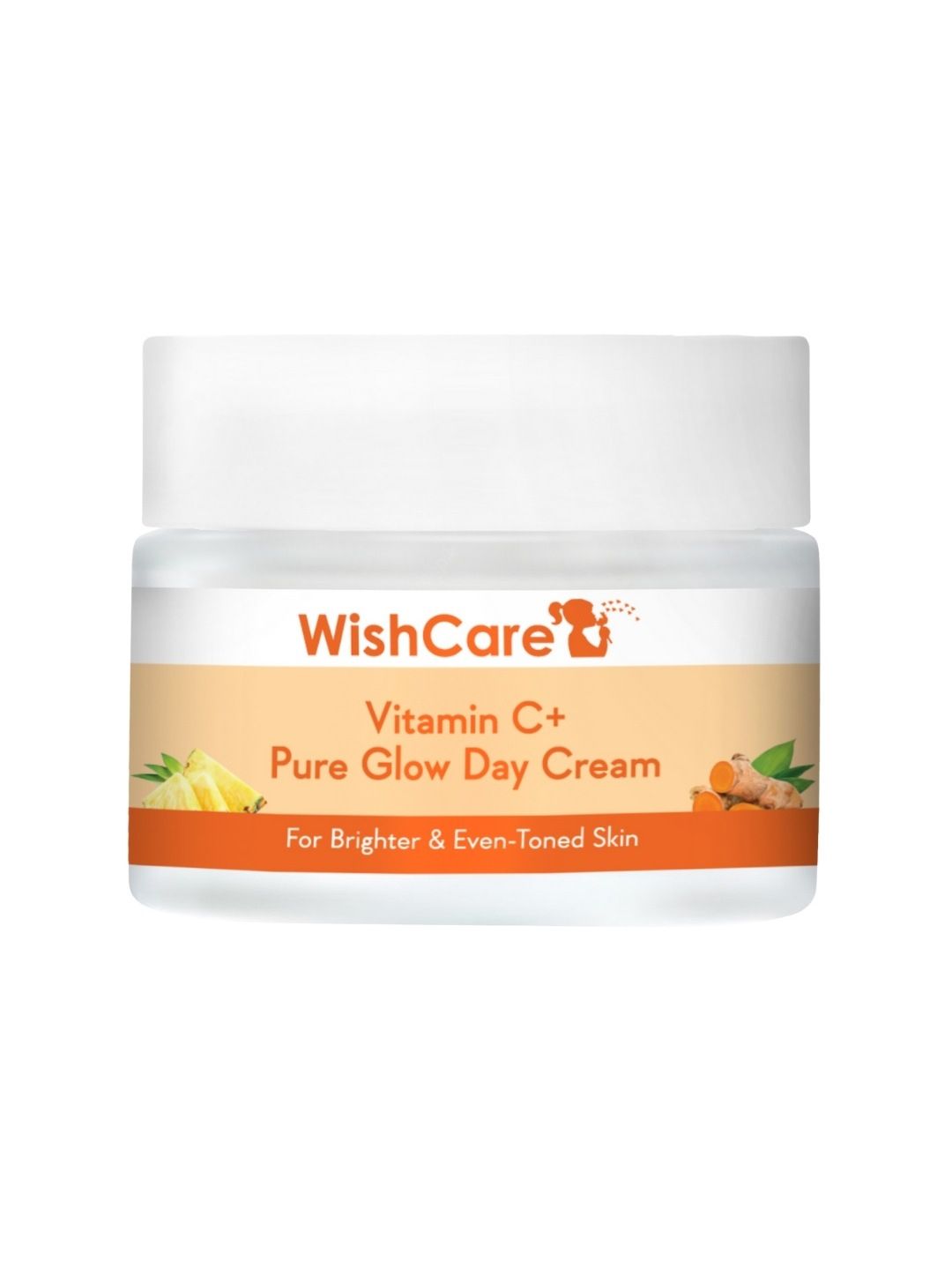 WishCare Pure Glow Vitamin C Face Cream with Oranges & Turmeric - 50 g
