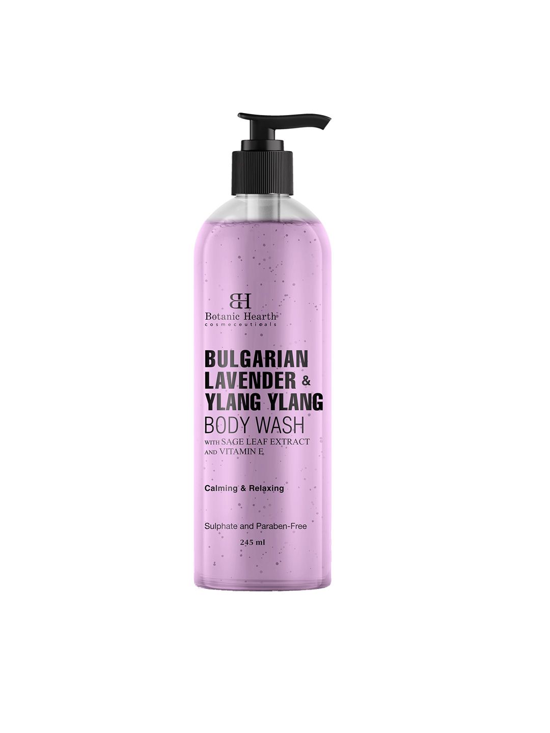 Botanic Hearth Bulgarian Lavender & Ylang Ylang Body Wash with Sage Leaf Extract - 245 ml