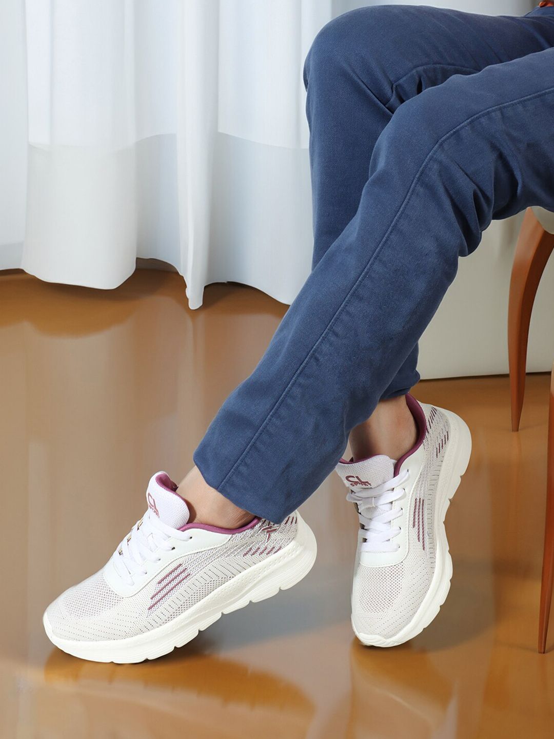 Carlton London sports Women Flyknit Mesh Jogging Shoes