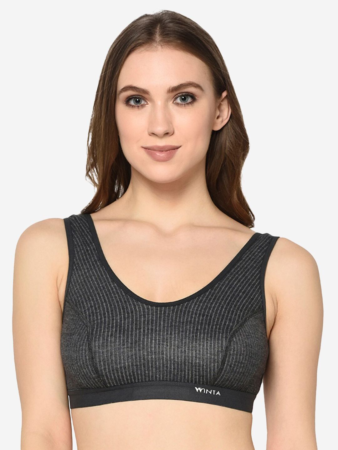 GROVERSONS Paris Beauty Ribbed Round Neck Crop Thermal Top Price in India