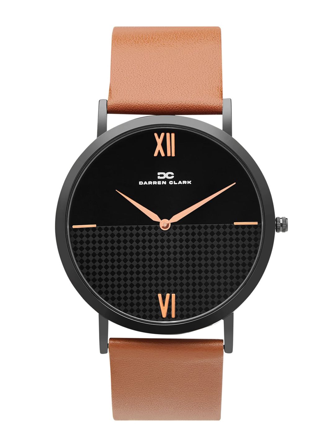 DARREN CLARK DARREN CLARK Men Leather Straps Analogue 1005R-L0404