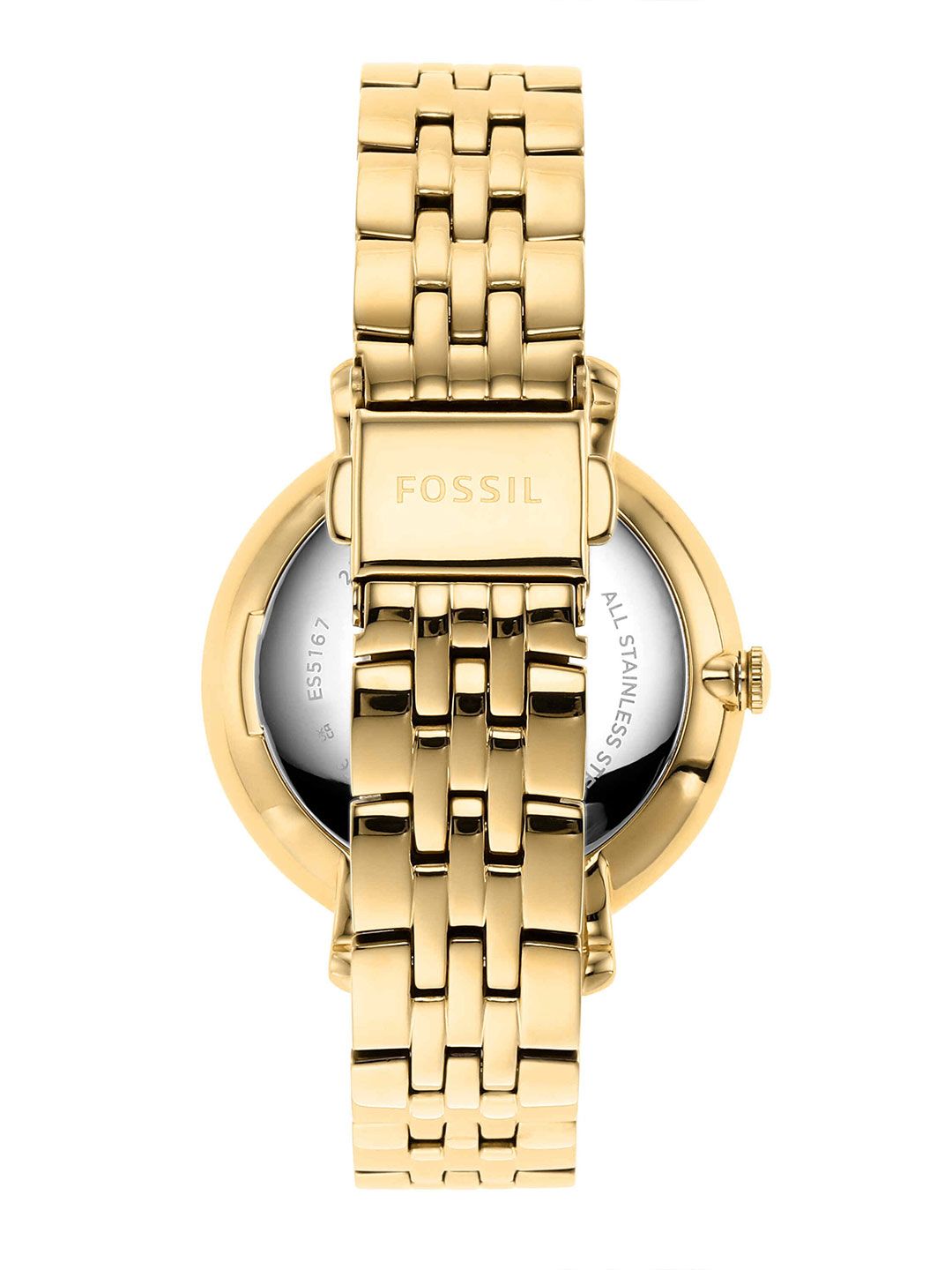 Embellished Dial Stainless Steel Straps Analogue Watch ES5167