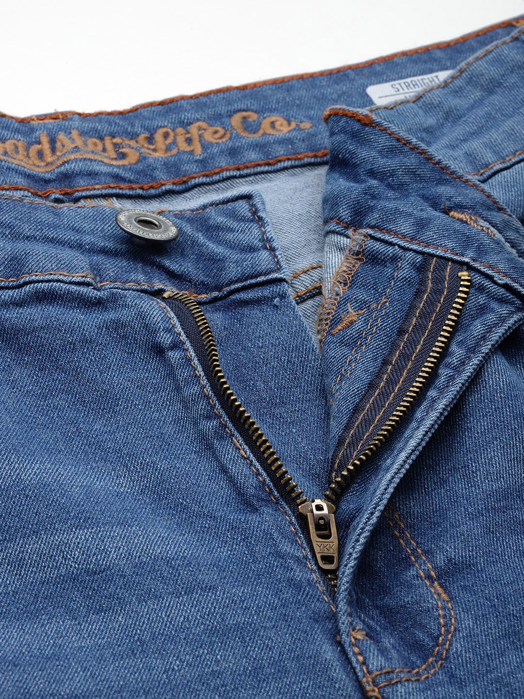 Buy The Roadster Lifestyle Co. Men Straight Fit Light Fade Jeans