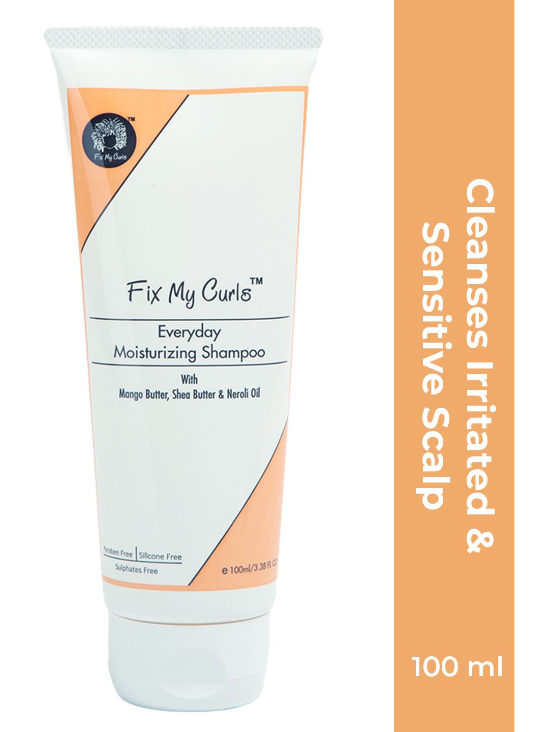 Fix My Curls Everyday Moisturizing Shampoo with Mango & Shea Butter - 100 ml