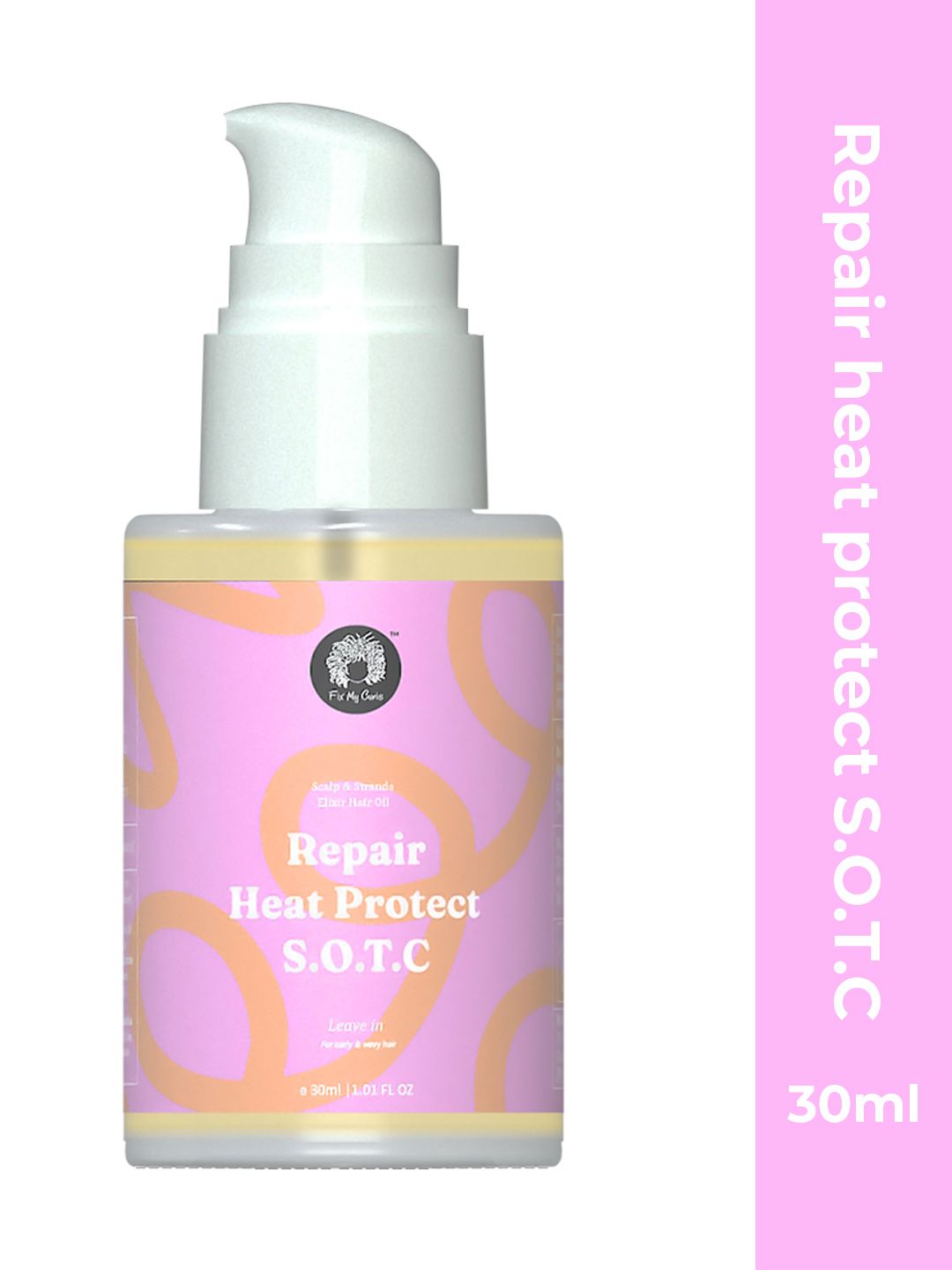 Fix My Curls Scalp & Strands Elixir Hair Oil with Grape Seed Oil - 30ml