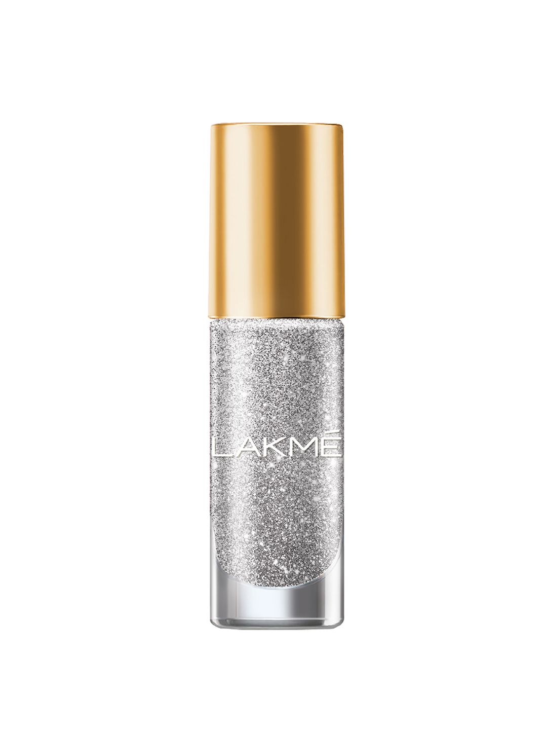 Lakme Primer+Gloss Glitterati Collection Shine Nail Polish 6 ml - Silver Dust