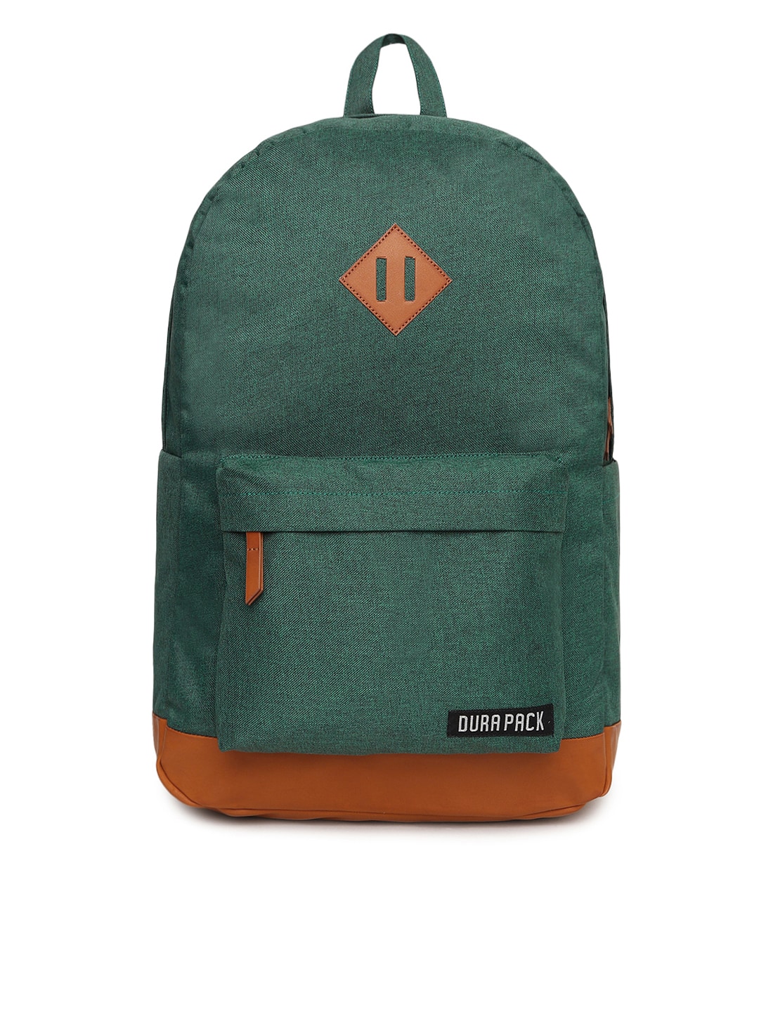 Durapack Unisex Green Solid Laptop Backpack Price in India