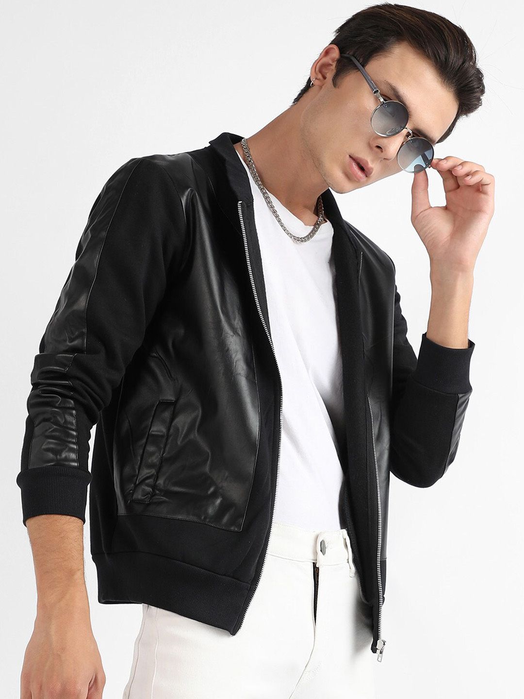 CAHOOT Windcheater Cotton Leather Jacket