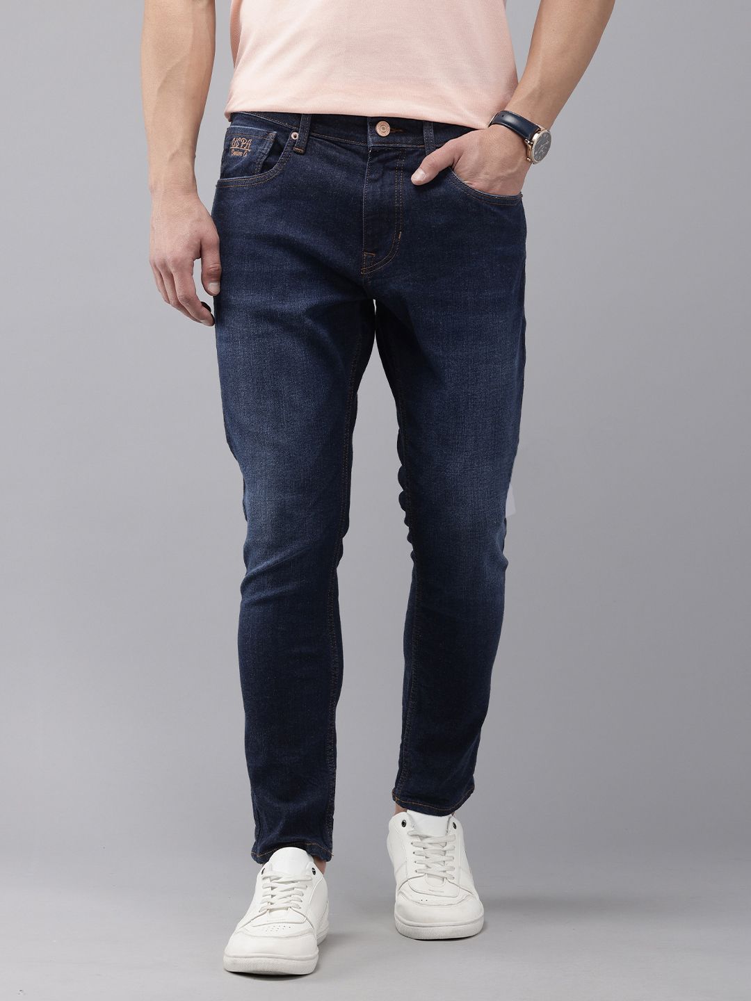 U.S. Polo Assn. Denim Co. Men Light Fade Stretchable Jeans