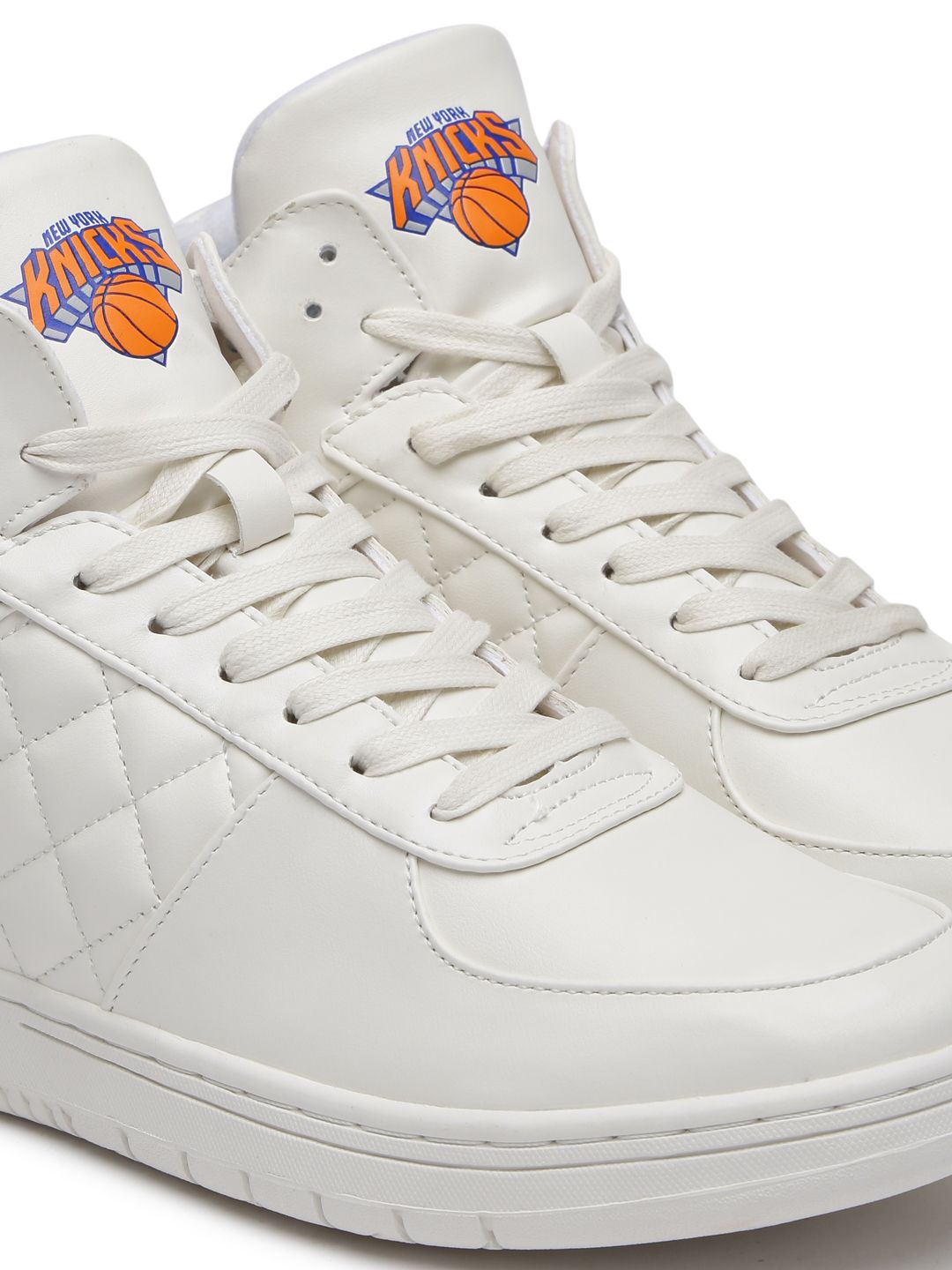 Buy NBA New York Knicks Men White Sneakers - Casual Shoes for Men
