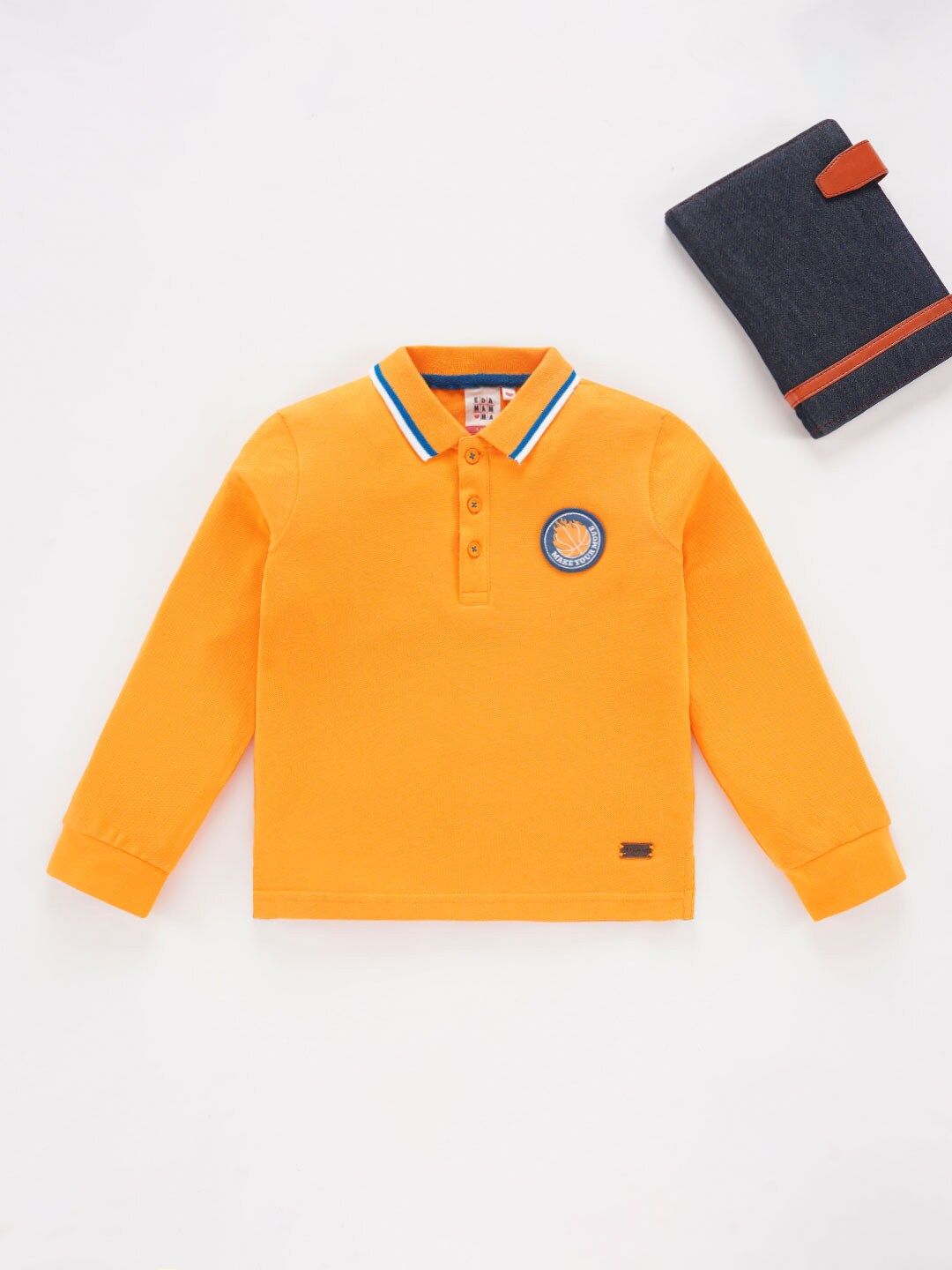 Ed-a-Mamma Boys Polo Collar Cotton T-shirt