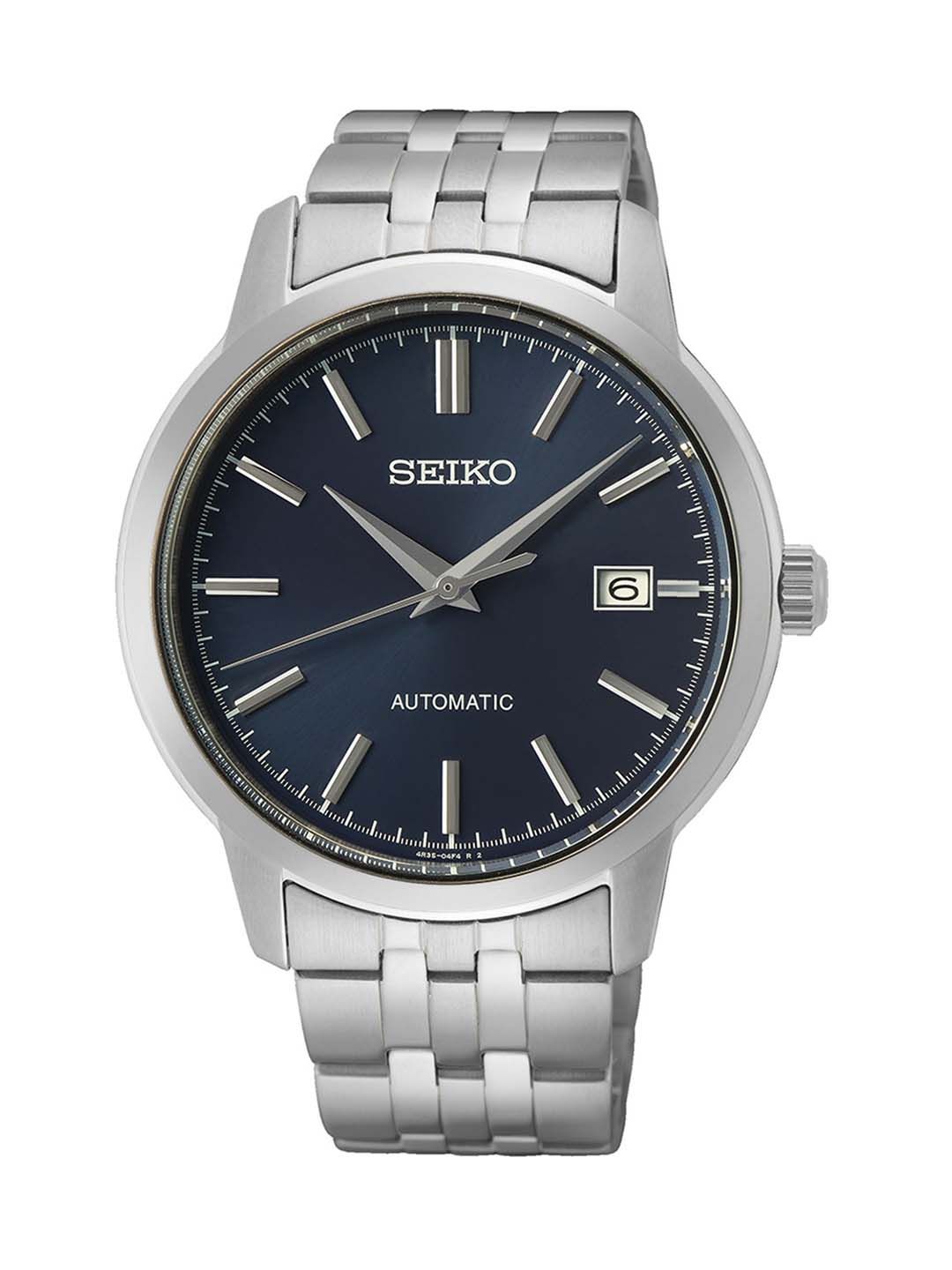 SEIKO SEIKO Men Printed Dial & Stainless Steel Straps Analogue Watch SRPH87K1