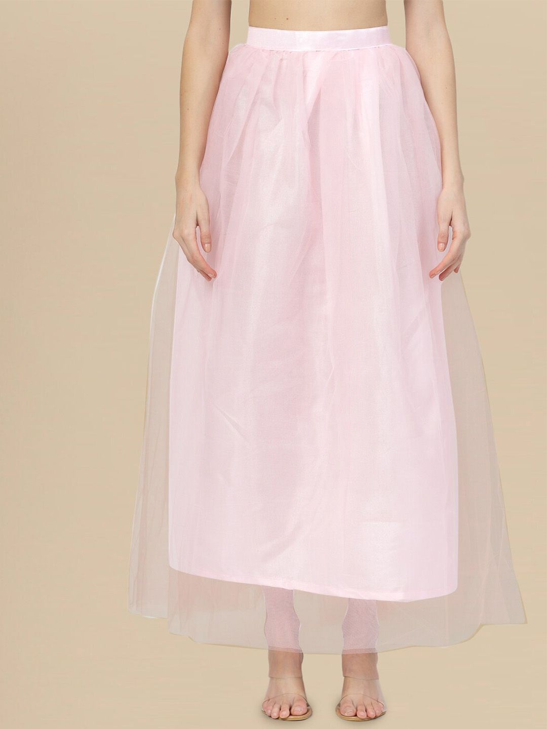 DressBerry Gathered A-Line Maxi Length Skirts