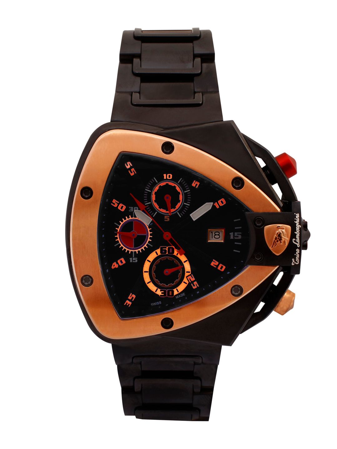 Buy Tonino Lamborghini Men Black Analogue Watch TL SPYDER 9802