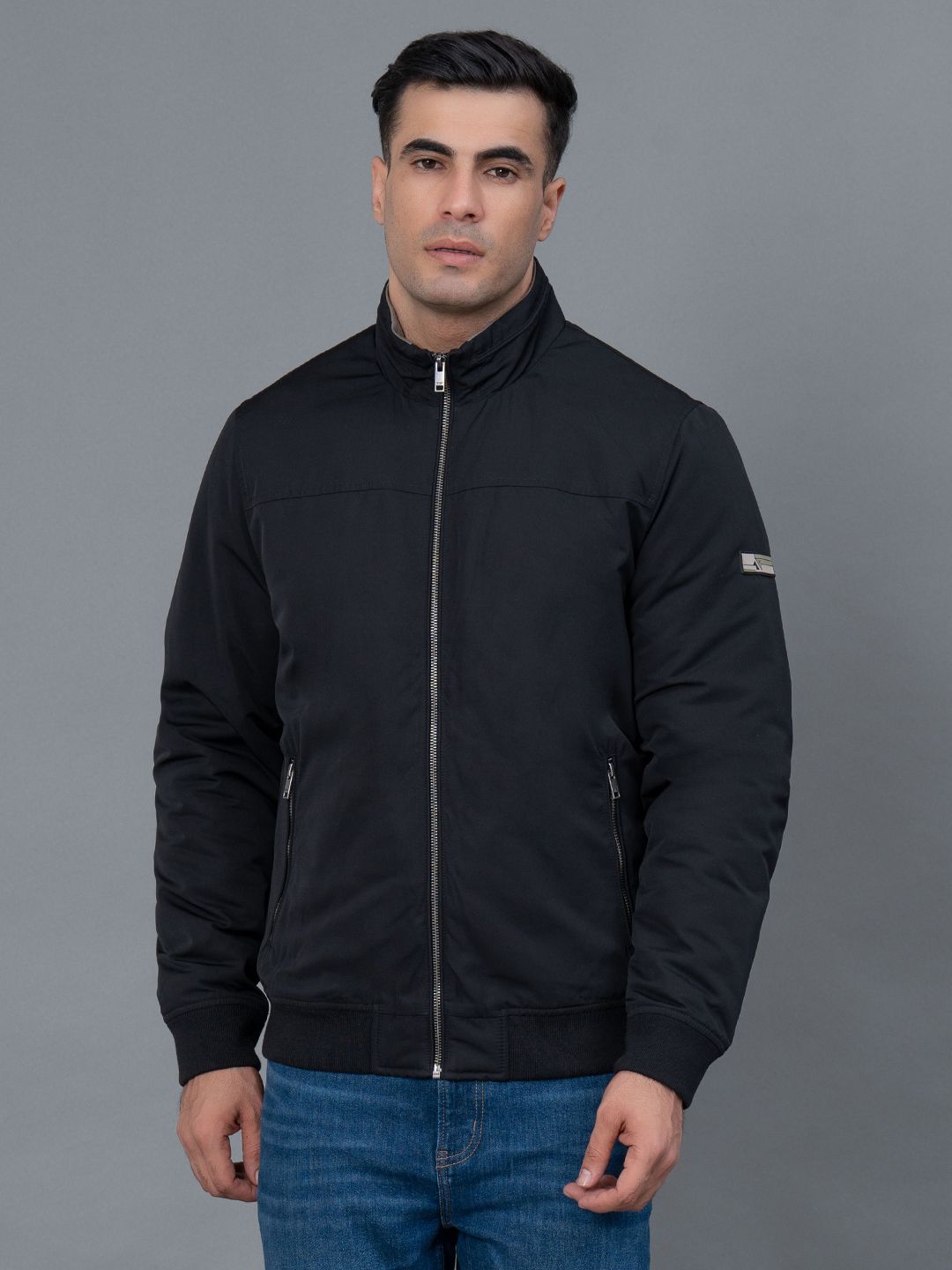 Red Tape Solid Bomber Jacket