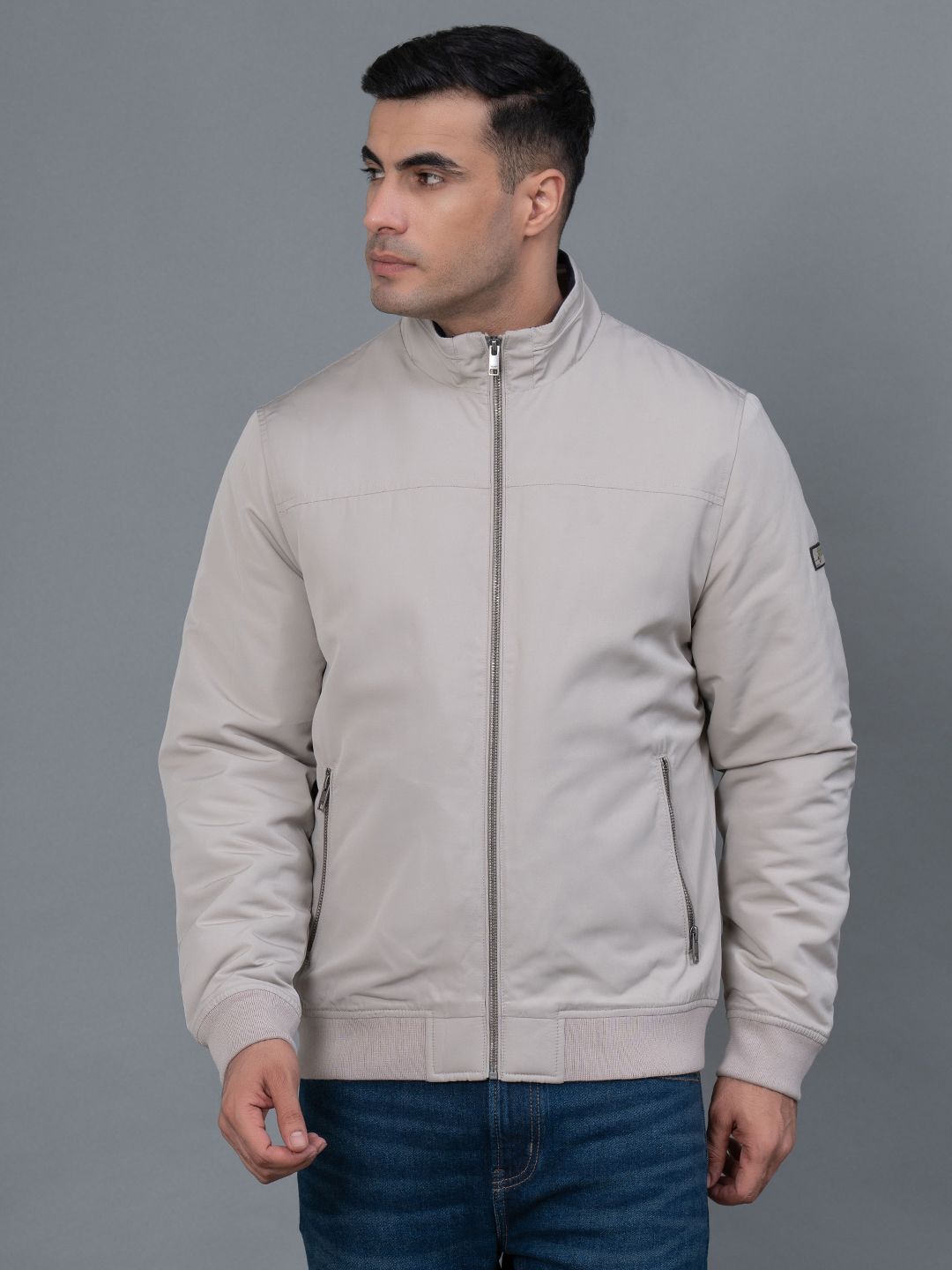 Red Tape Solid Bomber Jacket