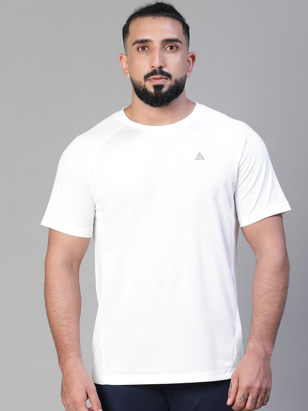 ATHLISIS Short Sleeves Dri-FIT Slim Fit Sports T-shirt