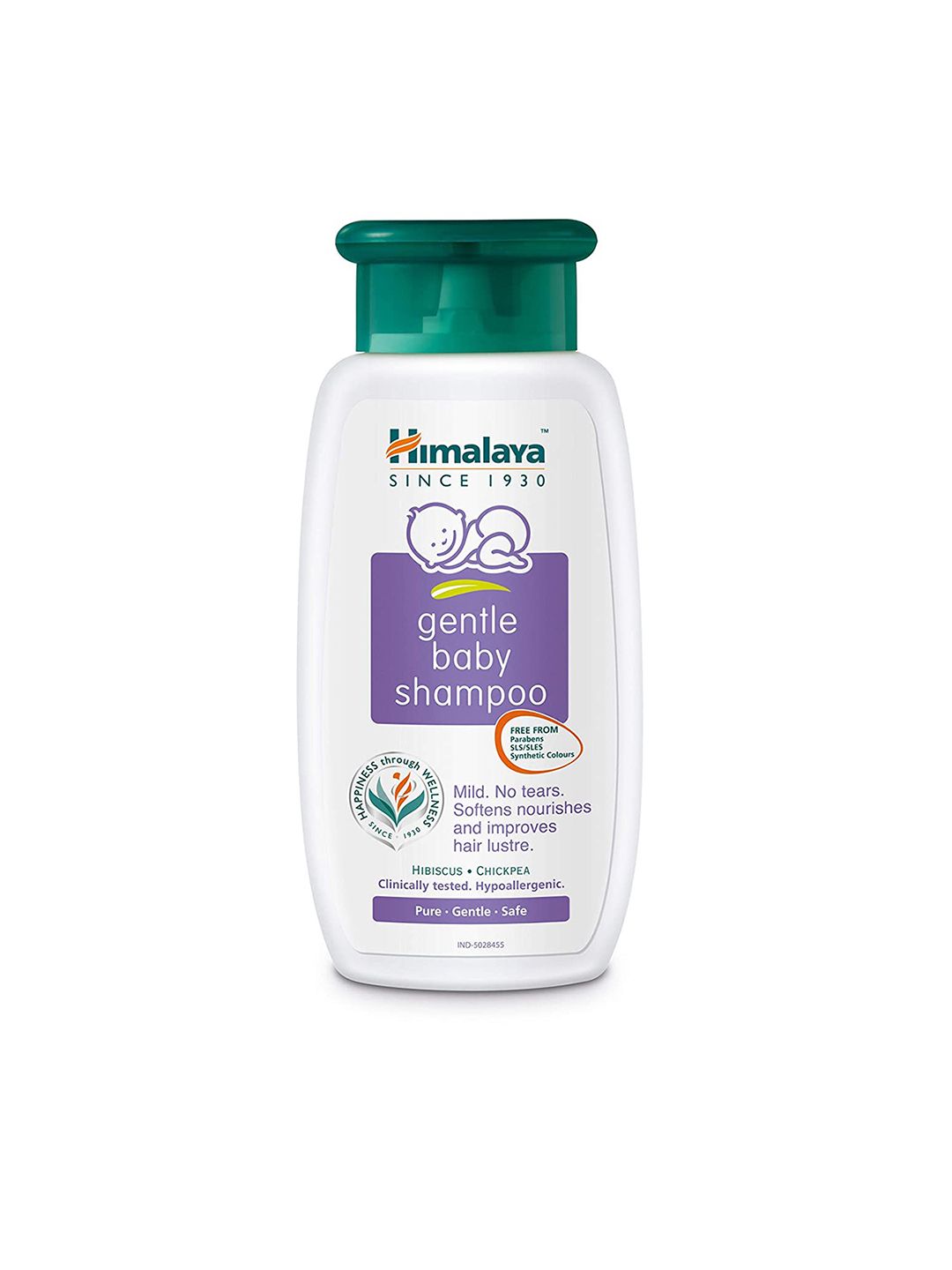 Himalaya Baby Gentle Baby Shampoo With Hibiscus & Chickpea To Improve Hair Lustre - 200ml