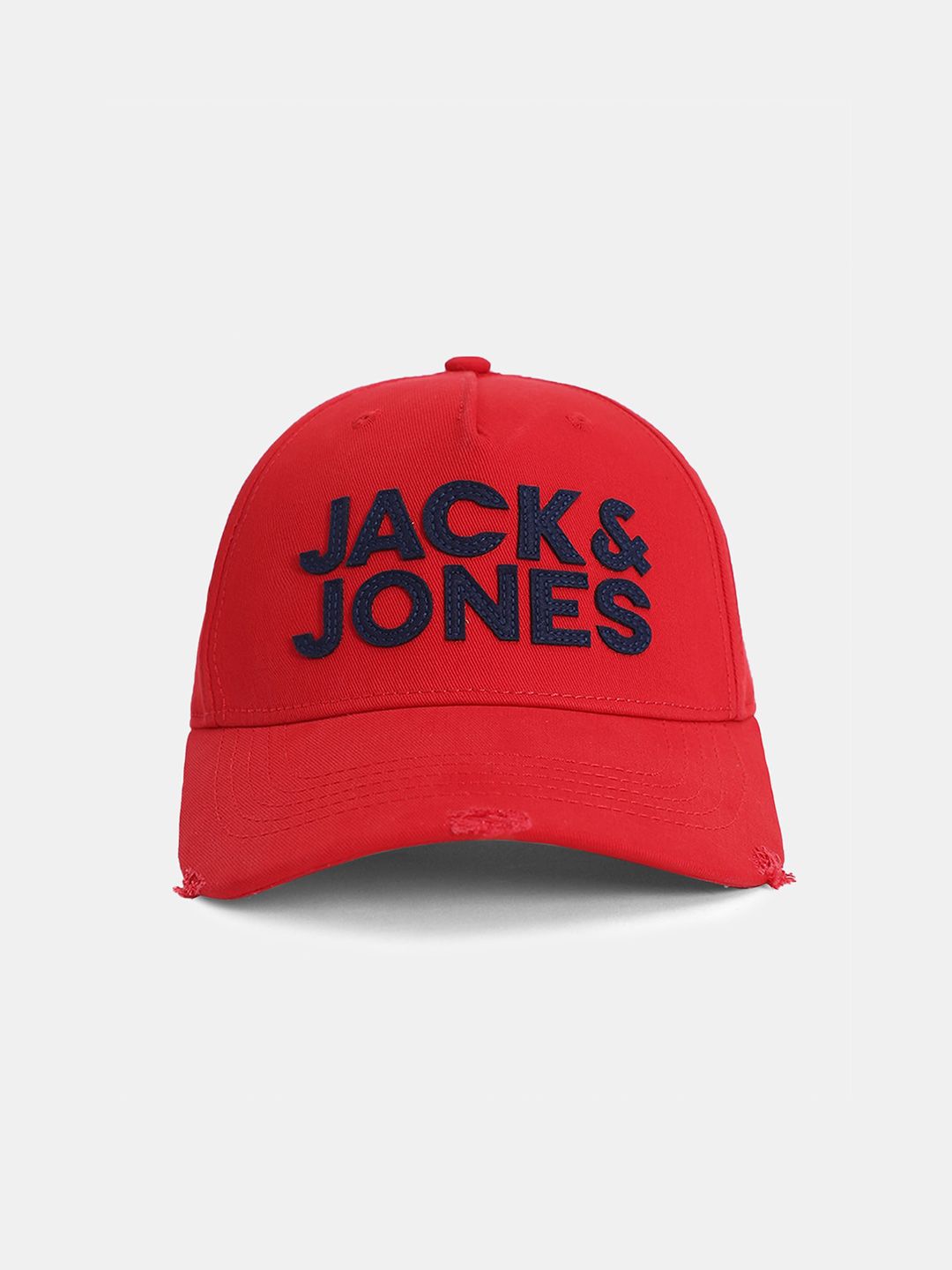 Buy Jack & Jones Men Green & Yellow Embroidered Baseball Cap
