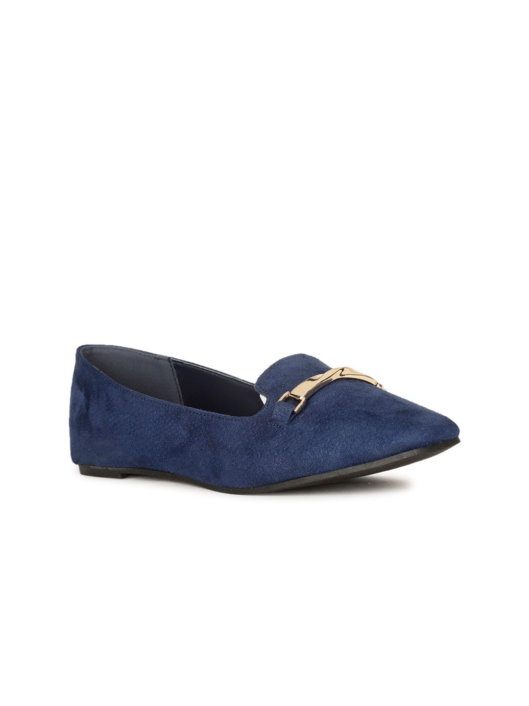 Bata Square Toe Embellished Ballerinas