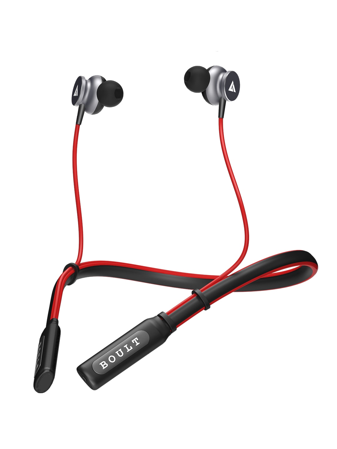 BOULT AUDIO ProBass Curve In-Ear Wireless Bluetooth Earphones - Red Price in India