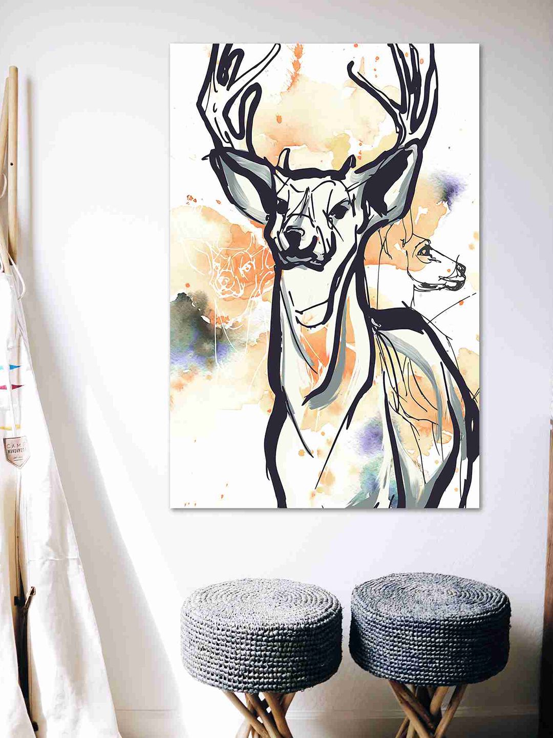 SAF Paper Wall Rectangle Paintings Wall Art -36 x 24In
