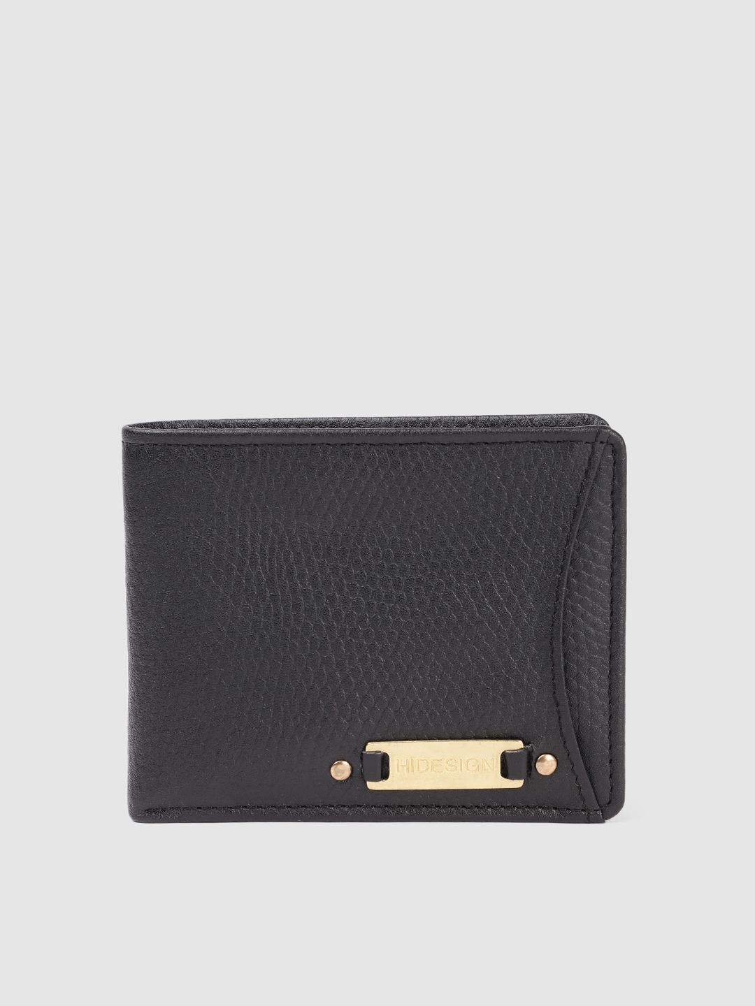 Hidesign Hidesign Men Leather Two Fold Wallet