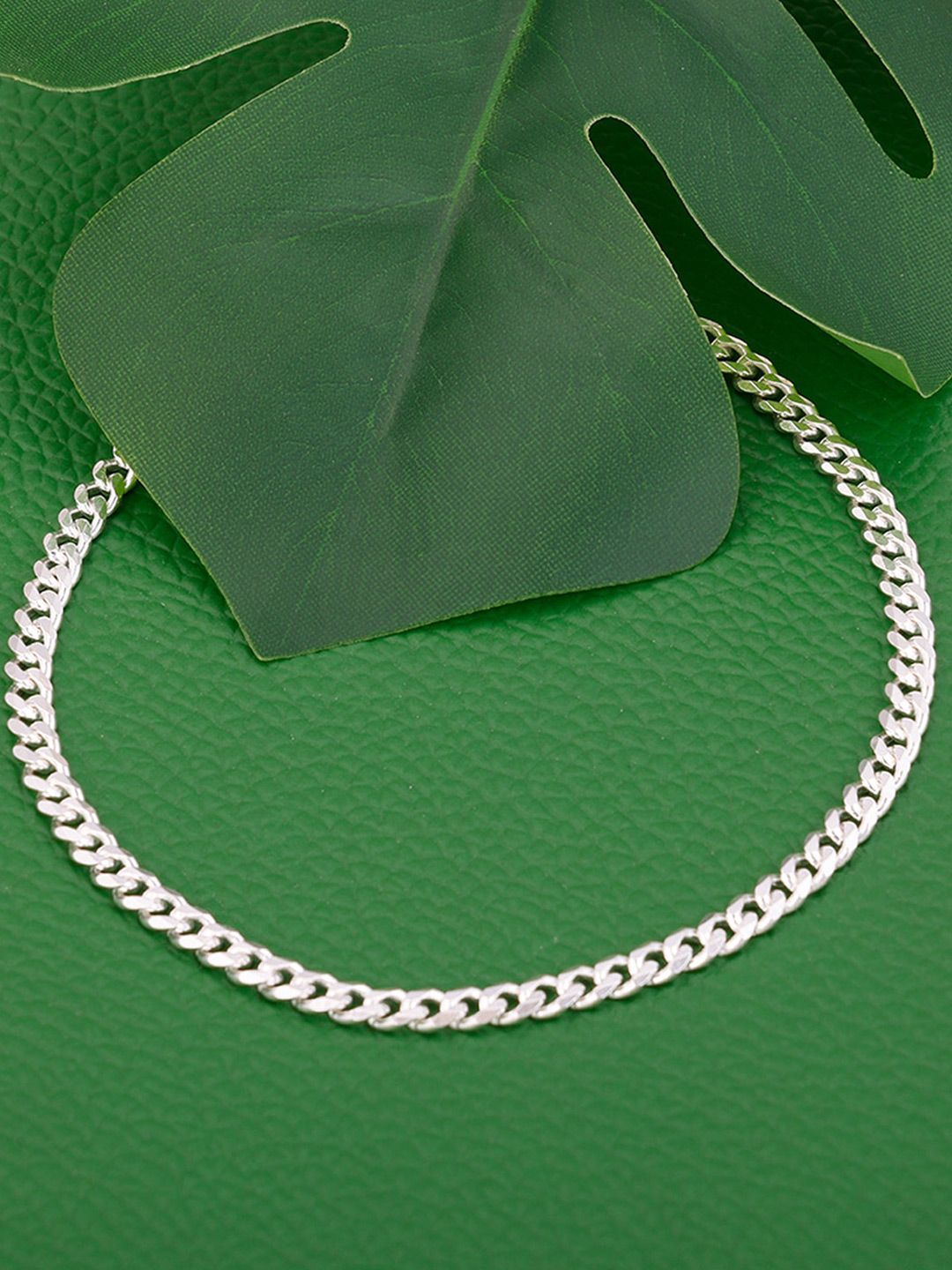 GIVA GIVA Men 925 Sterling Silver Rhodium-Plated Adjustable Link Bracelet