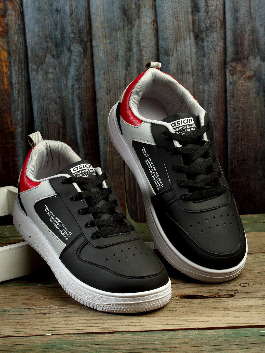 ASIAN Men THUNDER-03  Colourblocked Comfort Insole Mesh Contrast SoleSneakers
