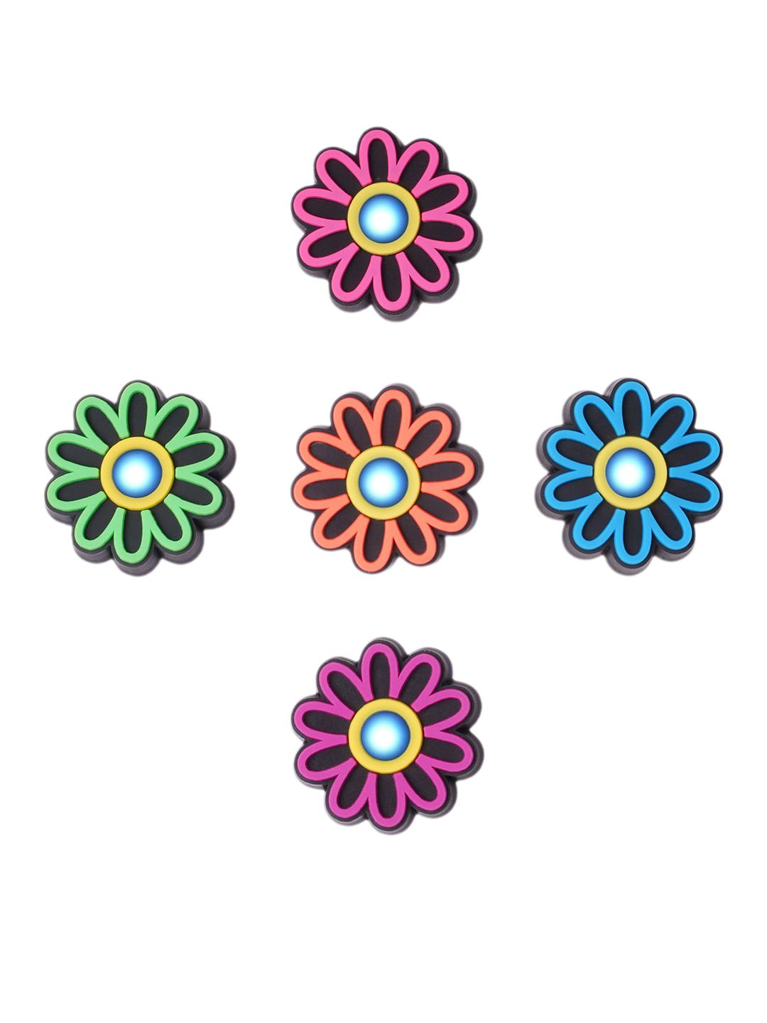 Buy Crocs Set Of 5 Lights Up Daisy Jibbitz - Jibbitz for Unisex