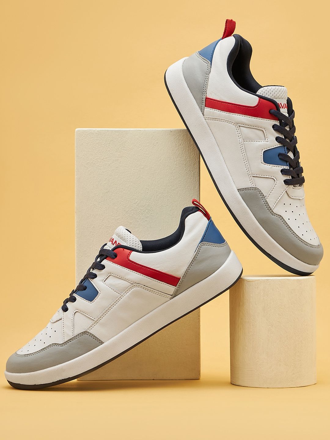 AVANT Men's Multi Colour Ninja Mesh Lace-Up Running Shoes