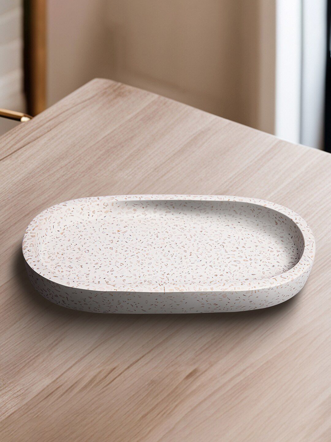 Anko White Terrazzo Design Soap Dish