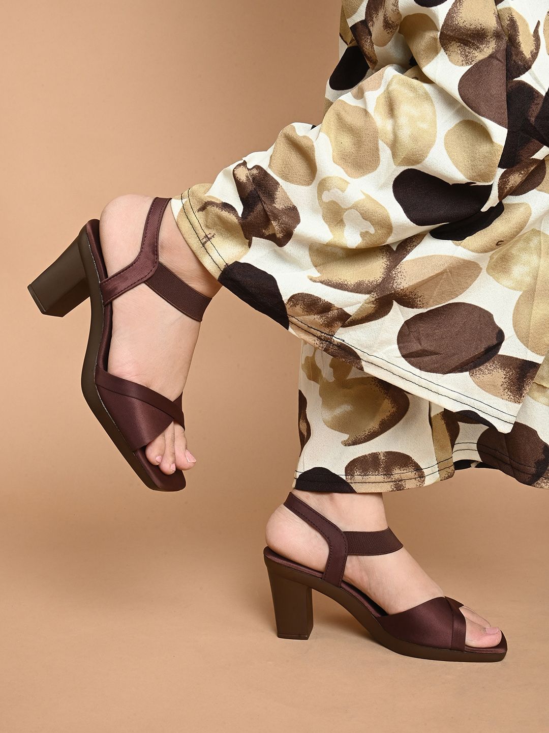 JM Looks JM Looks Open Toe Platform Heels